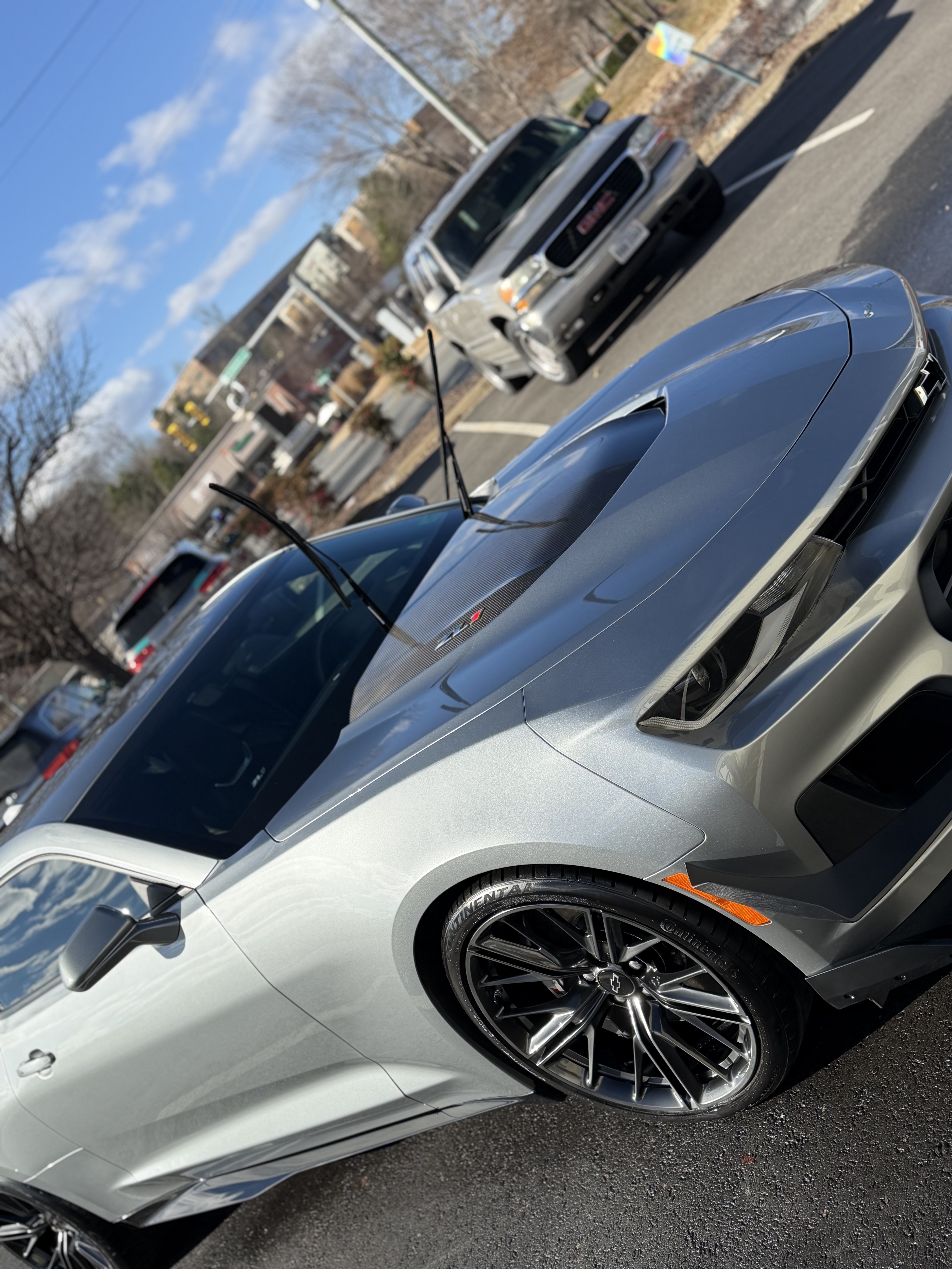 Camaro ZL1 — carbon fiber wing and tail lights after detail