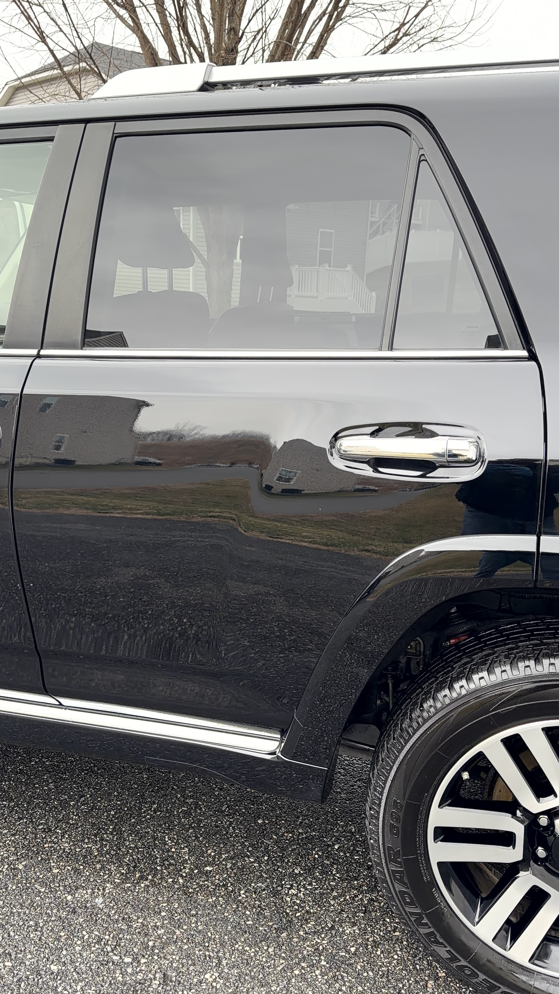 Toyota 4Runner — clean TRD wheels after detail
