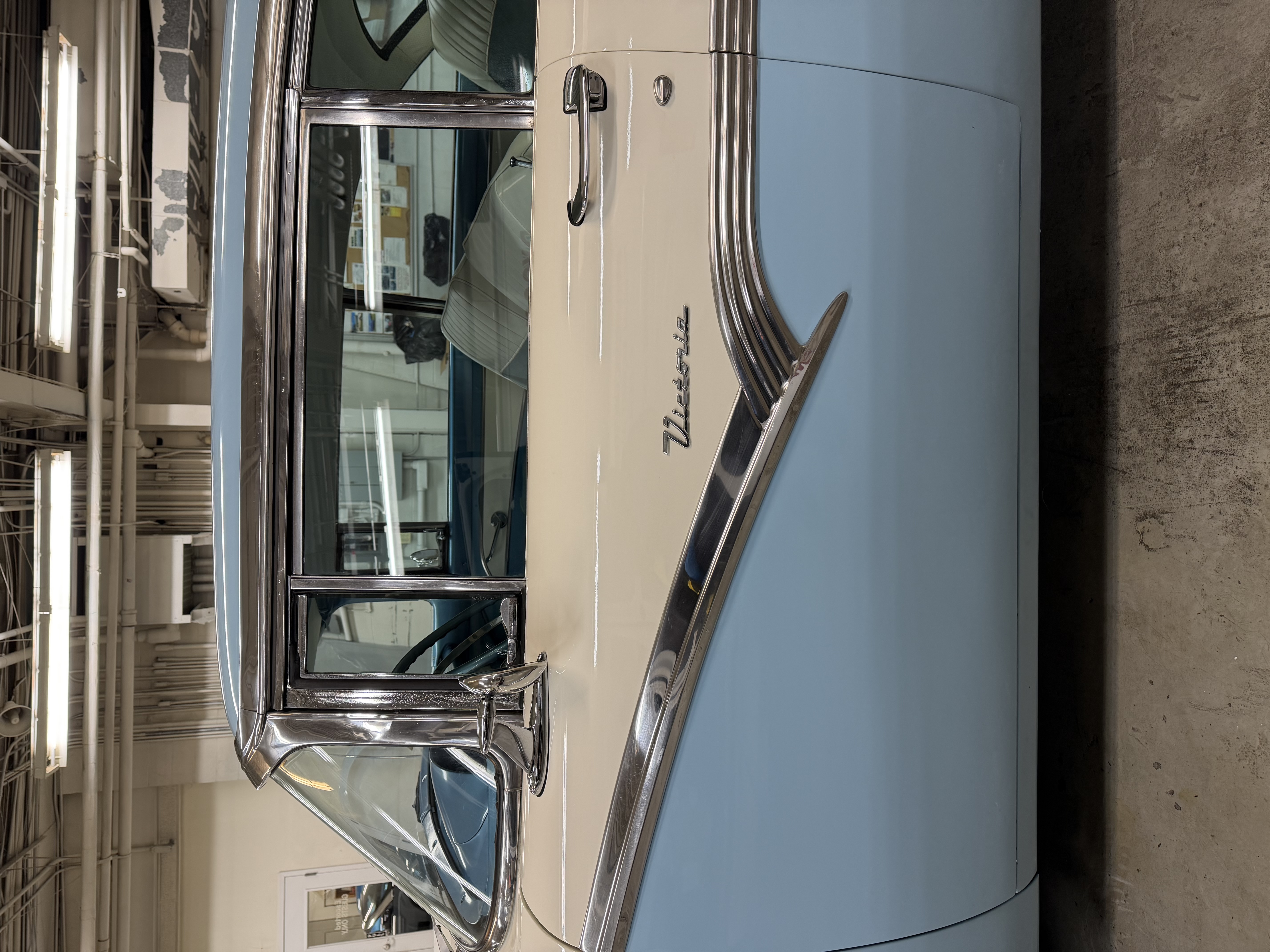 '57 Ford Fairlane Victoria — clean interior dashboard