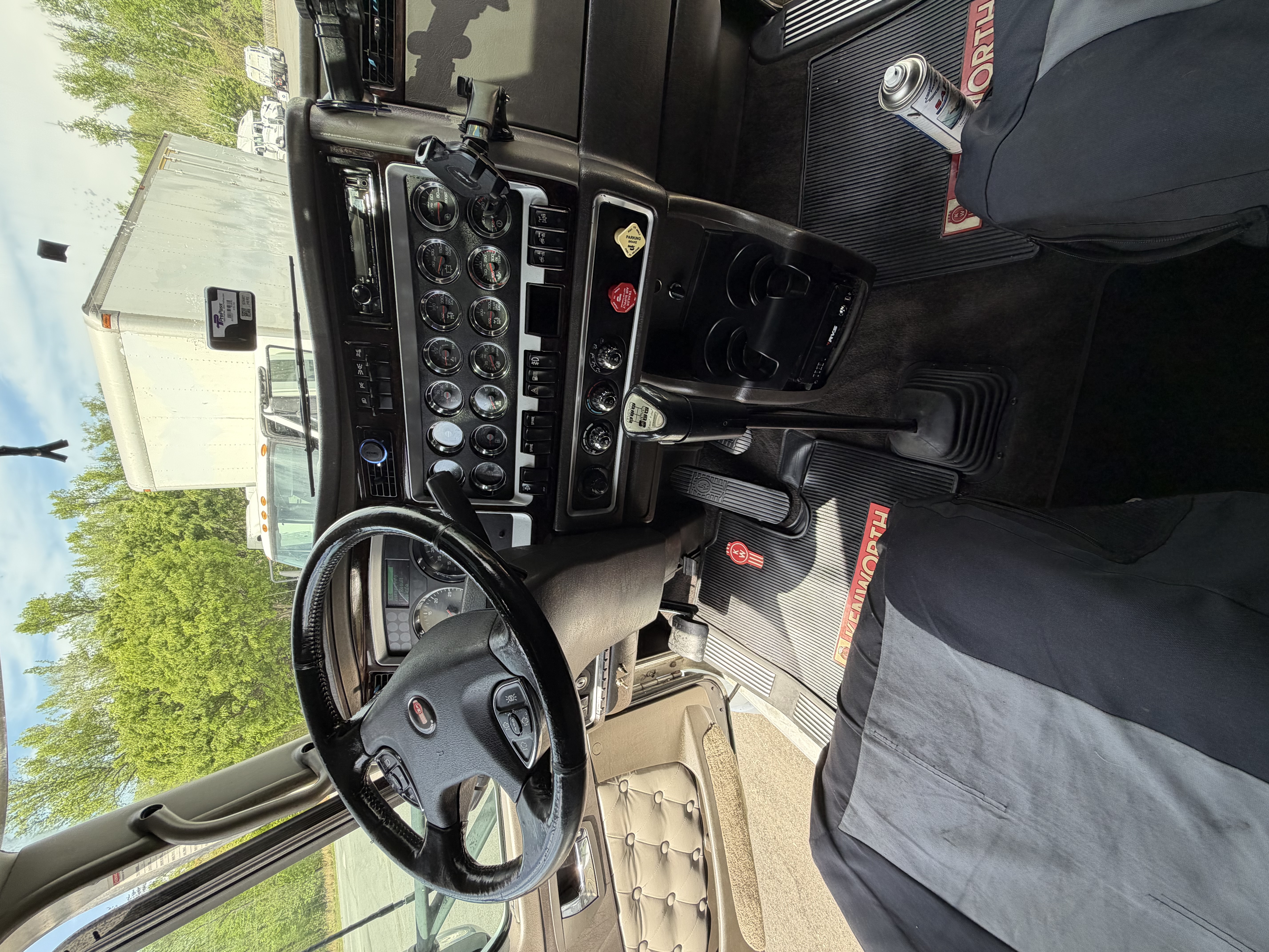 Kenworth semi — gleaming exterior after full detail